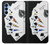 S1078 Poker Royal Flush droite Etui Coque Housse pour Samsung Galaxy A15 5G