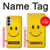 S1146 Sourire Soleil Jaune Etui Coque Housse pour Samsung Galaxy A15 5G