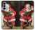 S1417 Père Noël Joyeux Noël Etui Coque Housse pour Samsung Galaxy A15 5G