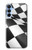 S2408 Vainqueur Drapeau checkered Etui Coque Housse pour Samsung Galaxy A15 5G