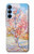 S2450 Van Gogh Fleur de Pêcher Etui Coque Housse pour Samsung Galaxy A15 5G