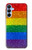 S2683 Arc en ciel Fierté LGBT Drapeau Etui Coque Housse pour Samsung Galaxy A15 5G