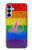 S2900 Arc en ciel LGBT Fierté lesbienne Drapeau Etui Coque Housse pour Samsung Galaxy A15 5G