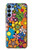 S3281 Motif coloré Hippie Fleurs Etui Coque Housse pour Samsung Galaxy A15 5G