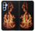 S3379 Cadre d'incendie Etui Coque Housse pour Samsung Galaxy A15 5G