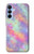 S3706 Arc-en-ciel pastel Galaxy Pink Sky Etui Coque Housse pour Samsung Galaxy A15 5G