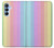 S3849 Couleurs verticales colorées Etui Coque Housse pour Samsung Galaxy A15 5G