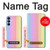 S3849 Couleurs verticales colorées Etui Coque Housse pour Samsung Galaxy A15 5G
