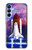 S3913 Navette spatiale nébuleuse colorée Etui Coque Housse pour Samsung Galaxy A15 5G