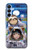 S3915 Costume d'astronaute paresseux pour bébé fille raton laveur Etui Coque Housse pour Samsung Galaxy A15 5G