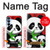 S3929 Panda mignon mangeant du bambou Etui Coque Housse pour Samsung Galaxy A15 5G