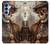 S3949 Crâne Steampunk Fumer Etui Coque Housse pour Samsung Galaxy A15 5G
