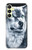 S0123 Loup blanc Etui Coque Housse pour Samsung Galaxy A25 5G