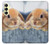 S0242 Lapin mignon Etui Coque Housse pour Samsung Galaxy A25 5G
