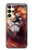 S0691 Peinture Leo Etui Coque Housse pour Samsung Galaxy A25 5G