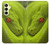 S0785 Serpent vert Etui Coque Housse pour Samsung Galaxy A25 5G