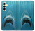 S0830 Requin blanc Etui Coque Housse pour Samsung Galaxy A25 5G