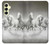 S0933 Cheval Blanc Etui Coque Housse pour Samsung Galaxy A25 5G