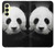 S1072 Panda Etui Coque Housse pour Samsung Galaxy A25 5G