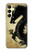 S1482 Peinture Noir dragon Etui Coque Housse pour Samsung Galaxy A25 5G