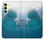 S1801 Béluga Sourire baleine Etui Coque Housse pour Samsung Galaxy A25 5G