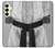 S1931 Noir Ceinture de karaté Etui Coque Housse pour Samsung Galaxy A25 5G