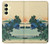 S2075 Katsushika Hokusai Le Inume Pass Kai Etui Coque Housse pour Samsung Galaxy A25 5G