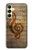 S2368 Note de musique Etui Coque Housse pour Samsung Galaxy A25 5G