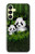 S2441 Forêt de Bambous de la famille Panda Etui Coque Housse pour Samsung Galaxy A25 5G
