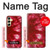 S2480 Tie dye rouge Etui Coque Housse pour Samsung Galaxy A25 5G