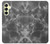 S2526 Noir Marbre imprimé graphique Etui Coque Housse pour Samsung Galaxy A25 5G