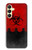 S2917 Biohazards Virus Alert Rouge Etui Coque Housse pour Samsung Galaxy A25 5G