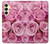 S2943 Rose rose Etui Coque Housse pour Samsung Galaxy A25 5G