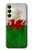 S2976 Pays de Galles Football Football Drapeau Etui Coque Housse pour Samsung Galaxy A25 5G