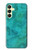 S3147 Aqua Marbre Pierre Etui Coque Housse pour Samsung Galaxy A25 5G
