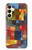 S3341 Paul Klee Raumarchitekturen Etui Coque Housse pour Samsung Galaxy A25 5G