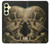 S3358 Vincent Van Gogh Skeleton cigarette Etui Coque Housse pour Samsung Galaxy A25 5G