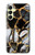 S3419 Imprimer Graphique en marbre d'or Etui Coque Housse pour Samsung Galaxy A25 5G