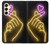 S3512 Mignon Mini coeur Néon graphique Etui Coque Housse pour Samsung Galaxy A25 5G