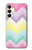 S3514 Arc en ciel Zigzag Etui Coque Housse pour Samsung Galaxy A25 5G