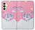 S3518 Licorne Dessin animé Etui Coque Housse pour Samsung Galaxy A25 5G