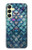 S3809 Écaille de poisson sirène Etui Coque Housse pour Samsung Galaxy A25 5G