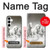 S0933 Cheval Blanc Etui Coque Housse pour Samsung Galaxy A35 5G