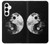 S1372 Lune Yin-Yang Etui Coque Housse pour Samsung Galaxy A35 5G