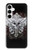 S1434 Crâne Tatouage Motard Aile Etui Coque Housse pour Samsung Galaxy A35 5G