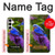 S1565 Oiseau bleu de bonheur Bleu Oiseau Etui Coque Housse pour Samsung Galaxy A35 5G