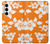 S2245 Hawai Hibiscus Motif orange Etui Coque Housse pour Samsung Galaxy A35 5G