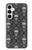 S2371 Crâne Motif monochrome Millésime Etui Coque Housse pour Samsung Galaxy A35 5G