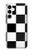S2492 Noir et blanc Damier Etui Coque Housse pour Samsung Galaxy A35 5G