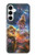 S2822 Mystic Mountain Carina Nebula Etui Coque Housse pour Samsung Galaxy A35 5G
